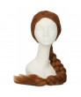 Shrek Princess Fiona Ultra-long Brown Braid Cosplay Wig