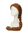 Shrek Princess Fiona Ultra-long Brown Braid Cosplay Wig