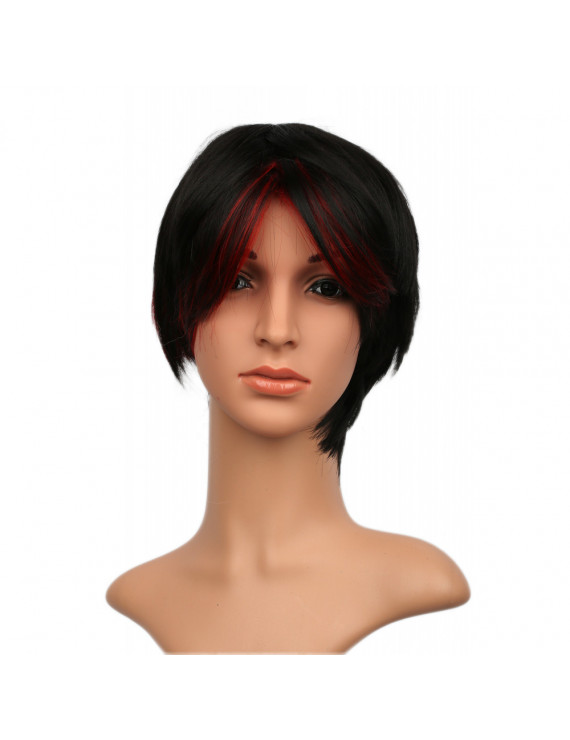 Gotham 3 Fish Mooney Black Short Cosplay Hair Wig Props