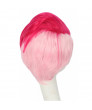 Zarya Red Pink Blended Short Wig Overwatch Cosplay Hair Wig