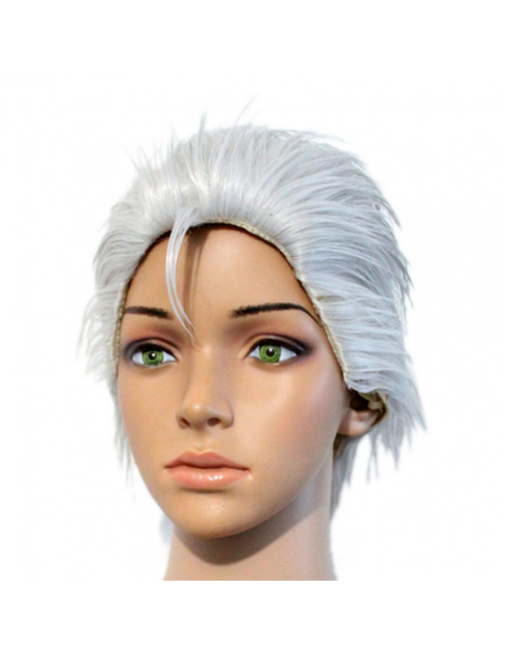 The Game Devil May Cry 4 Vergil Short Silver Cosplay Hair Wig