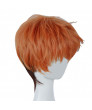 Zootopia Nick Wilde Cosplay Hair Wig Disney Short Orange Anime Styled Wig with Wig Cap