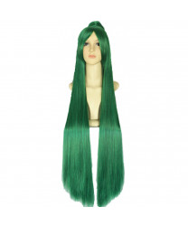 Sailor Pluto Long Straight Green Wig