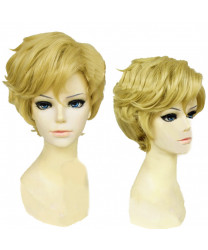 Sailor Uranus Short Curly Costume Cosplay Wig