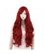 X-Men Jean Grey Wine Red Long Curly Cosplay Hair Wig