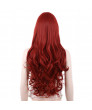 X-Men Jean Grey Wine Red Long Curly Cosplay Hair Wig