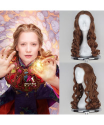 Alice Through the Looking Glass Alice Long Wave Brown Cosplay Wig 