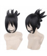 One Punch Man Speed Sonic Short Black Topknot Prestyled Costume Cosplay Hair Wig