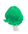 One Punch Man Tornado Short Green Curly Cosplay Hair Wig