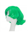 One Punch Man Tornado Short Green Curly Cosplay Hair Wig