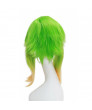 Vocaloid Camellia Gumi Cosplay Wig Short Straight Gradient Green Color Party Wig 45cm