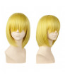 One Piece Sanji Short Straight Golden Blonde Party Cosplay Wig