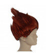 Naruto Chouji Red Brown Prestyled Cosplay Wig