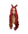 Poison Ivy Wig Batman Ivy Cosplay Golden Red Mixed Color Long Wavy Heat Resistant Prestyled Costume Wig