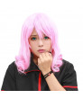 Fairy Tail Aries Anime Short Pink Curly Party Cosplay Hair Wig