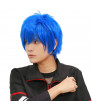 Fairy Tail Gerard Cosplay Wig Short Royal Blue Heat Resistant Anime Party Wig