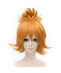 Urashima Kotetsu Touken Ranbu Short Curly Golden Anime Cosplay Wig