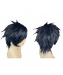 Touken Ranbu Shokudaikiri Mitsutada Wig Short Blue Black Costume Cosplay Wig