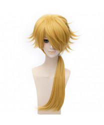 Touken Ranbu Shishiou Long Golden Anime Cosplay Hair Wig
