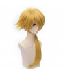 Touken Ranbu Shishiou Long Golden Anime Cosplay Hair Wig