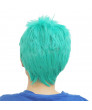 One Piece Roronoa Zoro Cosplay Short Blue Green Wig