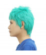 One Piece Roronoa Zoro Cosplay Short Blue Green Wig