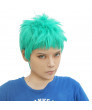 One Piece Roronoa Zoro Cosplay Short Blue Green Wig