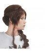 Final Fantasy Aerith Gainsborough Cosplay Hair Wig Thick Braids Wig