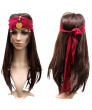 Pirates of the Caribbean Jack Sparrow Costume Cosplay Hair Wig