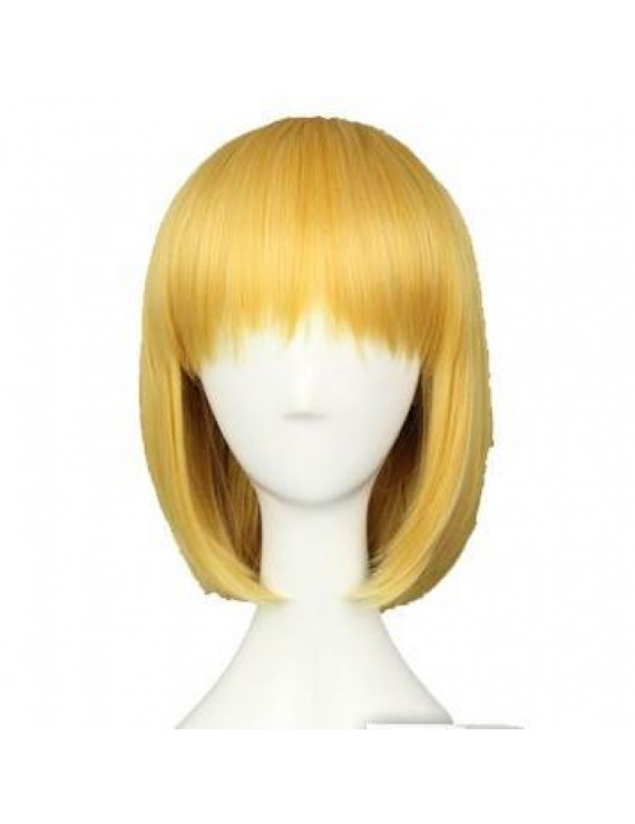 Attack on Titan Armin Arlart Short Bob Golden Cosplay Hair Wig