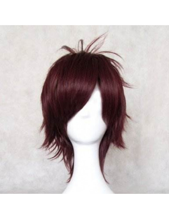 Vampire Knight Shiki Senri Wine Red Cosplay Hair Wig