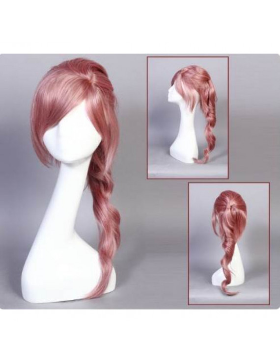 Final Fantasy Serah Farron Pink Long Full Cosplay Wig