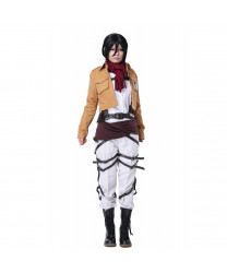 Attack on Titan Shingeki No Kyojin Mikasa Ackerman Cosplay Costume