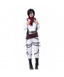 Attack on Titan Shingeki No Kyojin Mikasa Ackerman Cosplay Costume