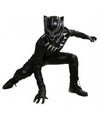 Captain America Civil War Black Panther Costume Version II Black PU Costume