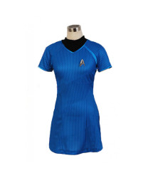 Star Trek Into Darkness Marcus Uniform Blue Dress Uniform Cosplay Costume for Woman