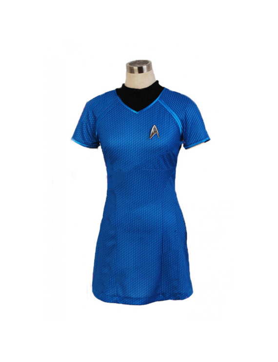 Star Trek Into Darkness Marcus Uniform Blue Dress Uniform Cosplay Costume for Woman