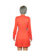 Star Trek Uhura Red Starfleet Uniform with Emblem Long-Sleeved Dress Uhura Cosplay Costume