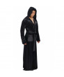 Star Wars Episode VII Kylo Ren Bathrobe Black Coral Velvet Bathrobe with Hood Kylo Ren Cosplay Costume