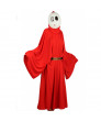 Super Mario Shy Guy Costume Bright Red Robe with Hood Shy Guy Cosplay Costume