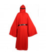 Super Mario Shy Guy Costume Bright Red Robe with Hood Shy Guy Cosplay Costume