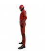 The Flash Costume Season 2 Suit Deluxe Red Leather Outfit With Chest Badge Barry Allen Cosplay Adult Custom Made