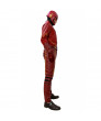 The Flash Costume Season 2 Suit Deluxe Red Leather Outfit With Chest Badge Barry Allen Cosplay Adult Custom Made