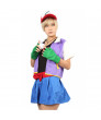 The Hot Lady Ash Ketchum Full Set Outfits Pokemon Cosplay Costume for Women