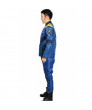 The Hot Movie Star Trek Beyond Captain James T. Kirk Starfleet PU Blue Costume Captain Kirk Cosplay Costume