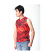 The Hunger Games 2 Catching Fire Movie Cosplay Costume Adult Red Shirt For Men