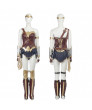 Wonder Woman PU Leather Sleeveless Cosplay Costume