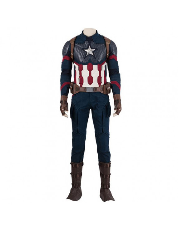 Avenger Endgame Captain America Cosplay Costume