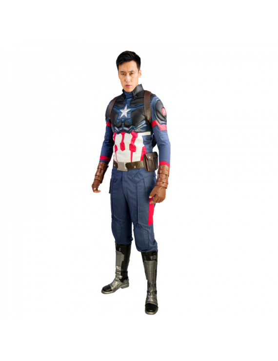 Avengers Endgame Captain America Cosplay Costume