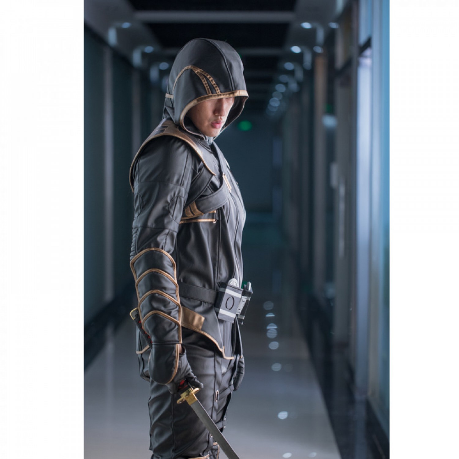 Avengers Endgame Hawkeye Ronin Cosplay Costume ( free shipping